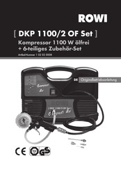Rowi DKP 1100/2 OF Set Originalbetriebsanleitung