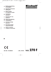 EINHELL 15.440.90 Bedienungsanleitung