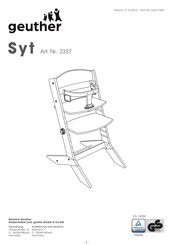 geuther Syt 2337 Bedienungsanleitung