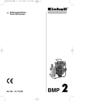 EINHELL BMP 2 Bedienungsanleitung