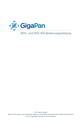 GigaPan EPIC-100 Bedienungsanleitung
