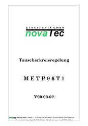 NovaTec METP96T1 Bedienungsanleitung