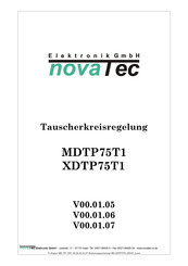 NovaTec XDTP75T1 Bedienungsanleitung