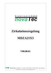 NovaTec MDZA21X3 Bedienungsanleitung