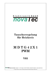 NovaTec MDTG42X1 PWM Bedienungsanleitung