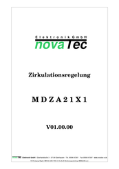 NovaTec MDZA21X1 Bedienungsanleitung