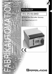 Pepperl+Fuchs VBG-DN-K5-DMD Handbuch