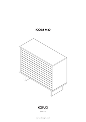 karup design KOMMO Bedienungsanleitung