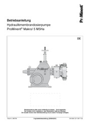 ProMinent Makro 5 M5Ka Betriebsanleitung