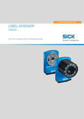 SICK Label Checker LBC65 Serie Betriebsanleitung