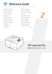 HP LaserJet Pro 4002dne Serie Referenzhandbuch