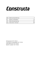 CONSTRUCTA CH1102 4-Serie Gebrauchsanleitung