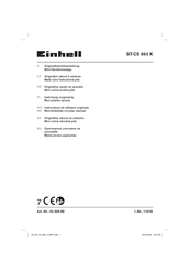 EINHELL BT-CS 860 K Originalbetriebsanleitung