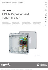SOMFY animeo IB Repeater WM 220-230 V AC Gebrauchsanweisung