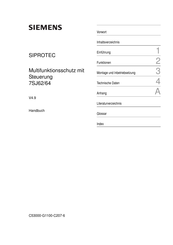 Siemens SIPROTEC 7SJ64 Handbuch