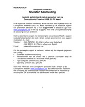Conceptronic CDUOFWUC Schnellstartanleitung