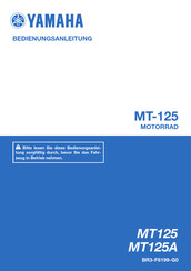 Yamaha MT125 2015 Bedienungsanleitung