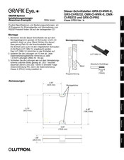 Lutron Grafik Eye GRX-CI-PRG Installationsanweisungen