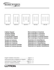 Lutron HomeWorks Interactive HWI-LB9 Installationsanleitung