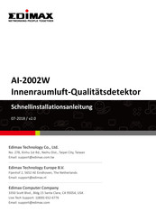 Edimax AI-2002W Schnellinstallationsanleitung