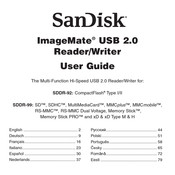 SanDisk ImageMate USB 2.0 Reader/Writer Bedienungsanleitung