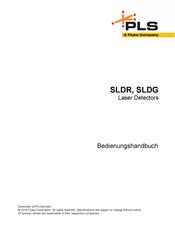 Fluke PLS SLDR Bedienungshandbuch