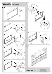 Dometic Car Plissee Montage- Und Bedienungsanleitung