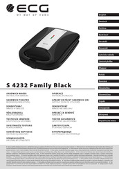 ECG S 4232 Family Black Bedienungsanleitung