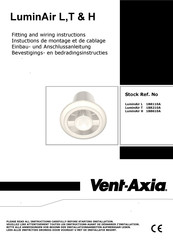 Vent-Axia 188210A Einbau- Und Anschlussanleitung