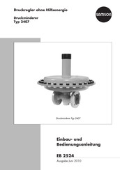 Samson EB 2524 Einbau- Und Bedienungsanleitung