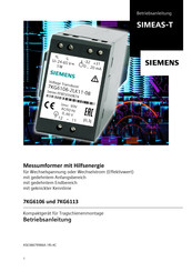 Siemens 7KG6106 Betriebsanleitung