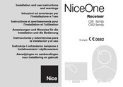 Nice One OXI Serie Anweisungen Und Hinweise Für Die Installation Und Die Bedienung