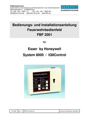 IFAM FBF 200 Bedienungs- Und Installationsanleitung