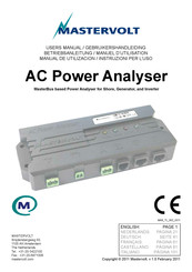 Mastervolt AC Power Analyser Betriebsanleitung