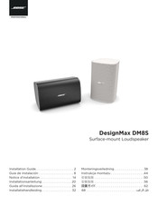 Bose Professional DesignMax DM8S Installationsanleitung