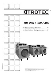 Trotec TDE 400 Bedienungsanleitung