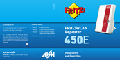 AVM FRITZ!WLAN 450E Installation Und Betrieb