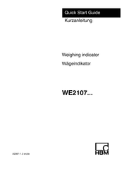 HBM WE2107 Kurzanleitung