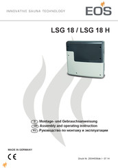 EOS LSG 18 Montage- Und Gebrauchsanweisungen