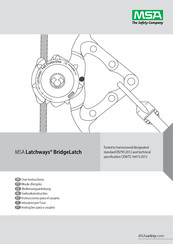 Msa Latchways BridgeLatch Bedienungsanleitung