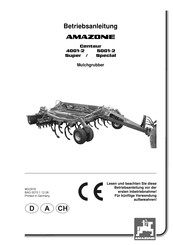 Amazone 4001-2 Super Betriebsanleitung