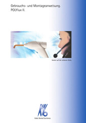 Kavo Dental POLYlux II Gebrauchs- Und Montageanweisung
