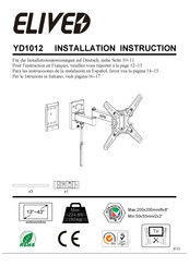 Elived YD1012 Installationsanweisungen