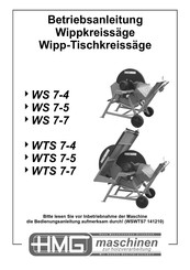 HMG-maschinen WS 7-4 Betriebsanleitung
