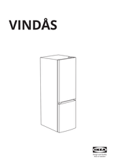 IKEA VINDAS Serie Bedienungsanleitung