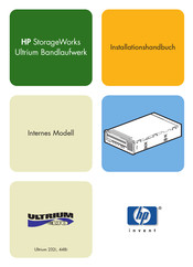 HP StorageWorks Ultrium 448i Installationshandbuch