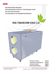 Salda RIS 700HE EKO 3.0 Bedienungsanleitung