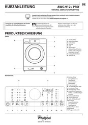 Whirlpool AWG912PRO Kurzanleitung