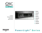 QSC Audio PowerLight PL-1.5X Bedienhandbuch