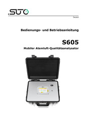 SUTO S605 Bedienungs- Und  Betriebsanleitung